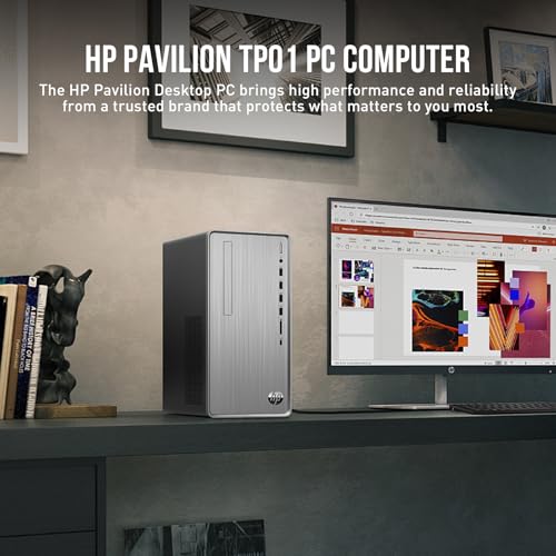 HP Pavilion Desktop Tower PC, AMD Ryzen 5, 32GB RAM 2TB SSD, Windows 11 Pro G607062