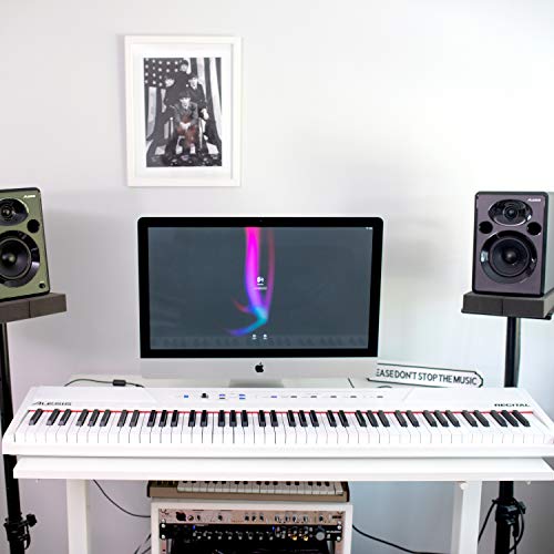 Alesis Recital 88 Key Digital Piano Keyboard with Semi Weighted Keys Q3138