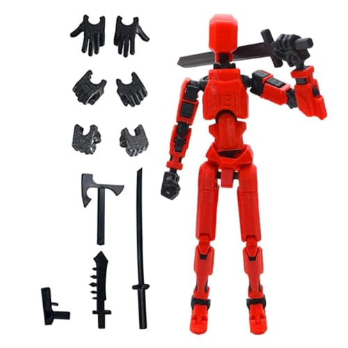 Titan 13 Action Figure Set, 3D Printed Multi-Jointed Movable Toy (3Pcs) O3697