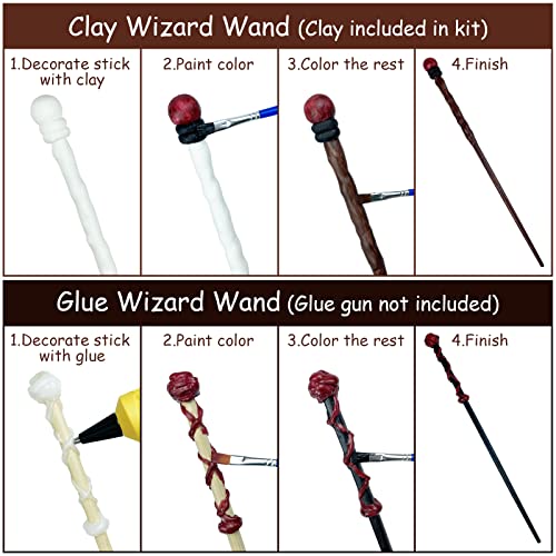 Magic Wizard Wand Making Kit DIY Craft Set for Kids Adults 45-Piece G1028