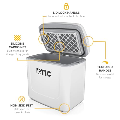 RTIC 8 QT Road Trip Personal Cooler, Insulated Portable Ice Chest A139