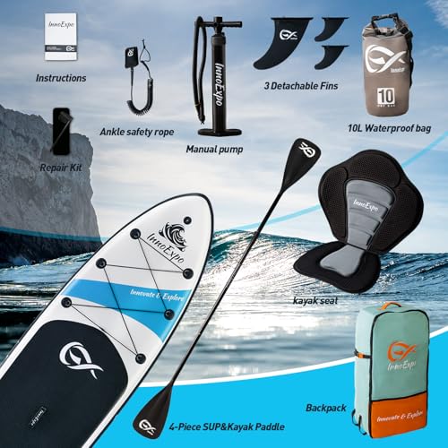 InnoExpo Inflatable Stand Up Paddle Board with Premium Accessories C20354