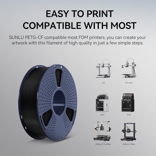 SUNLU 3D Printer Filament Bundle Multicolor PETG 1.75mm, 8 Pack, 2kg Total V41641