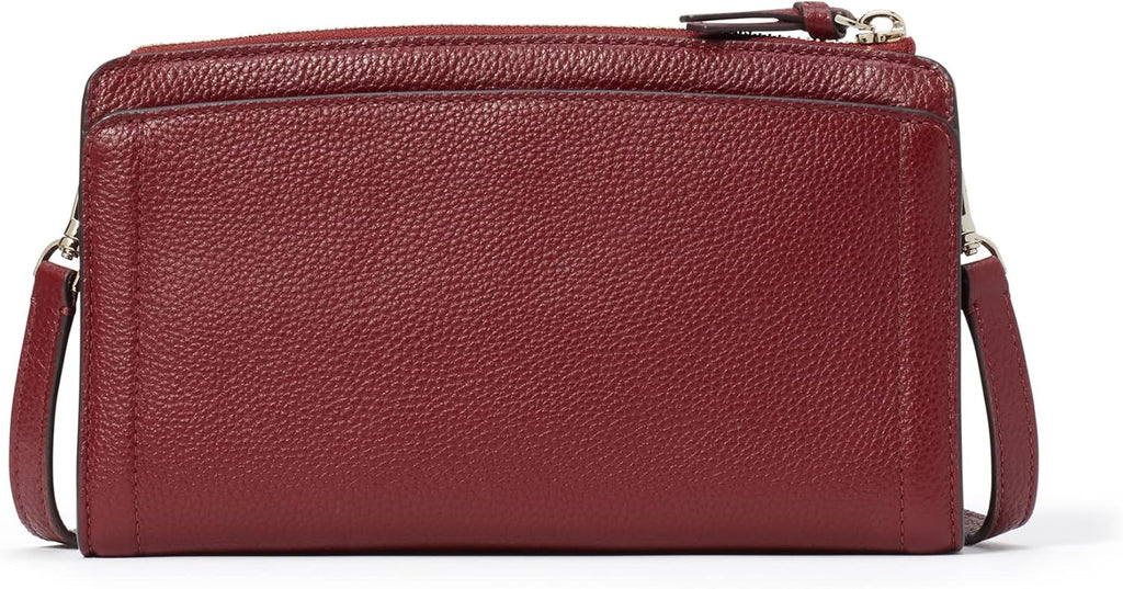 Kate Spade New York Knott Pebbled Leather Small Crossbody Autumnal Red G125029