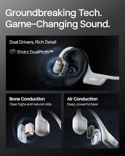 SHOKZ OpenRun Pro 2 Open-Ear Bone Conduction Sport Headphones Q8088