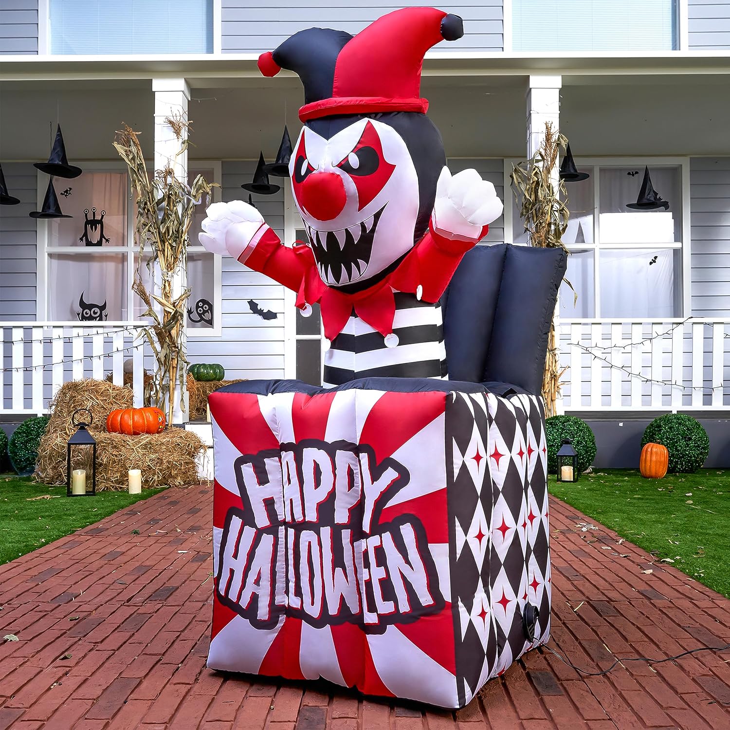 Joiedomi 5 Ft Halloween Inflatables Outdoor Decor with Built-in LEDs K3062