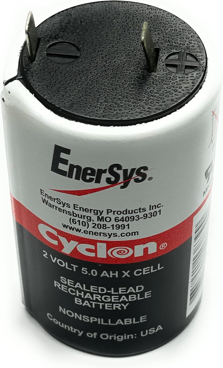 Enersys Hawker Cyclon 0800-0004 X-Cell 2V 5Ah Sealed Lead Acid Battery C26624
