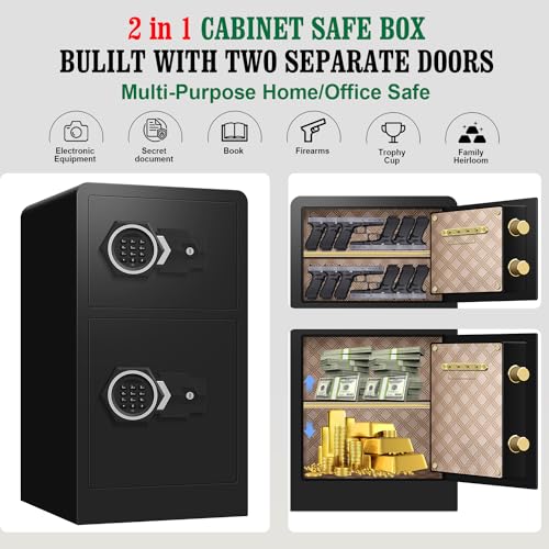 7.2 Cu Ft Extra Large Home Safe Water and Fireproof with Hidden Compartment P251947