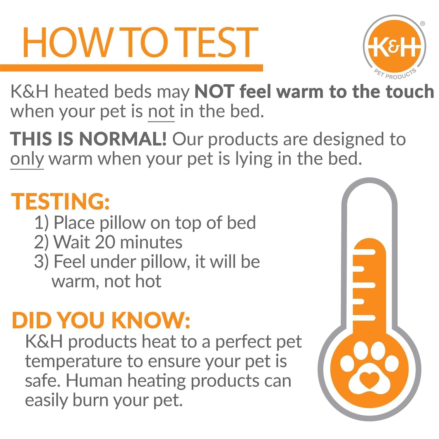 K&H Lectro-Soft Outdoor Heated Pet Bed U932625