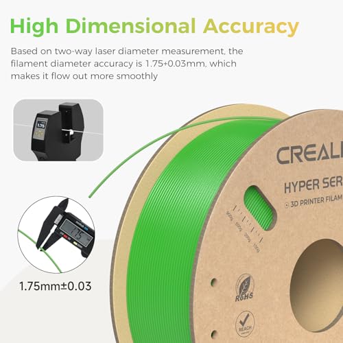 Creality PLA Plus Filament 1.75mm Rainbow Multicolor 1KG Spool O376011