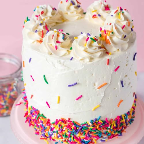 Christmas Sprinkles Bulk 1 lb - Red White Green Round Baking Toppings O347849
