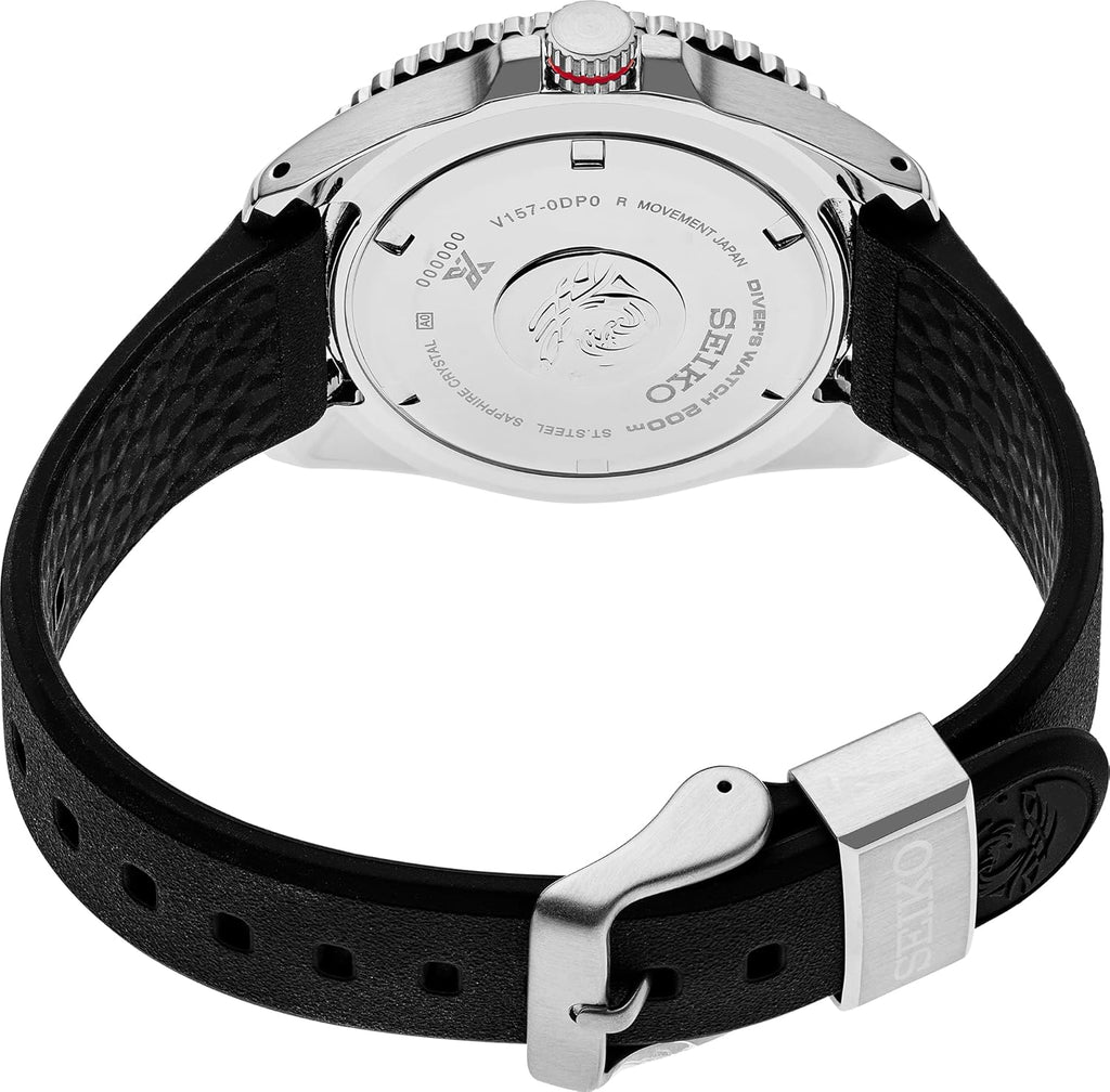 SEIKO Prospex Solar Dive Watch for Men, 200M Water Resistant W6499