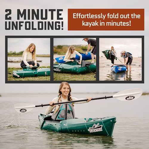 Tucktec 10' PRO Foldable Kayak for Adults, Made in USA V395460
