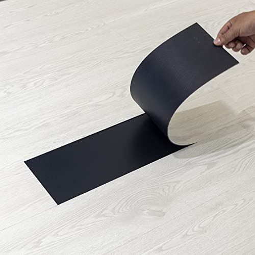 Self Adhesive Vinyl Flooring Planks Wood Effect Waterproof Grey 36pcs U963416