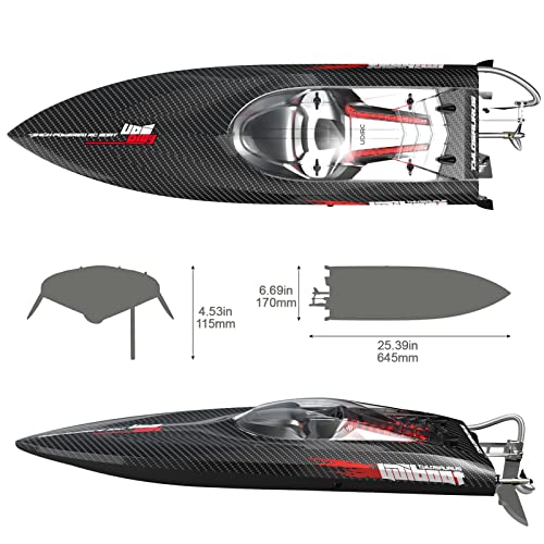 Cheerwing 25" RC Brushless Racing Boat for Adults and Kids Q93648