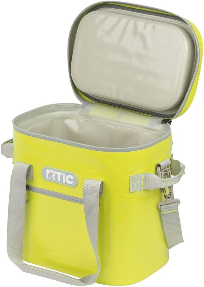 RTIC Insulated Soft Cooler Bag 20 Citrus, Leak Proof Zipper K606028