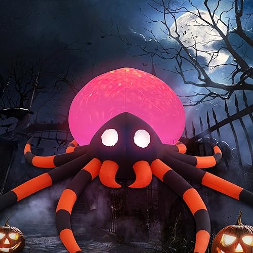 12ft Blue Zombie Halloween Outdoor Inflatable Decoration, Creepy Skeleton Zombie with LED Lights, Holiday Inflatable Decoration for Outdoor Patio, Garden, Lawn