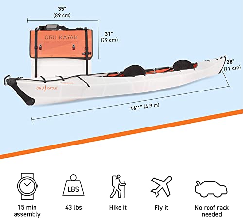 Oru Kayak Haven TT Foldable Kayak for 1 or 2 People A2365