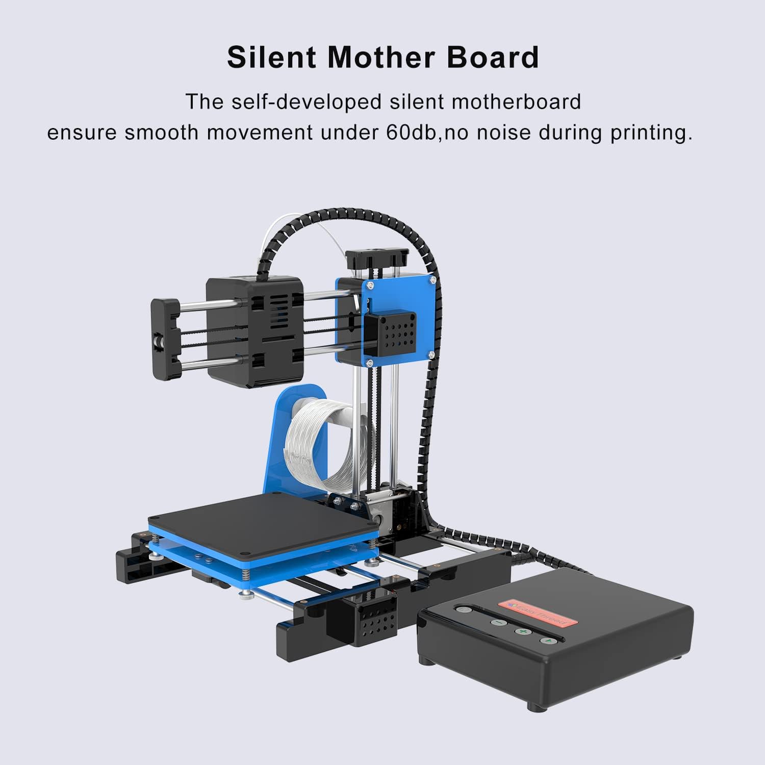X1 FDM Mini 3D Printer for Beginners, 100x100x100mm A2044