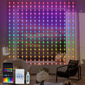 Smart Curtain Lights RGB 5050 144LED USB Powered for Party Patio Garden Decor W462662