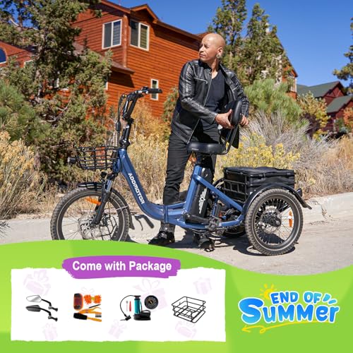 ADDMOTOR CITYTRI E-310 Folding Electric Tricycle for Adults, 750W, 48V 20Ah Q212725