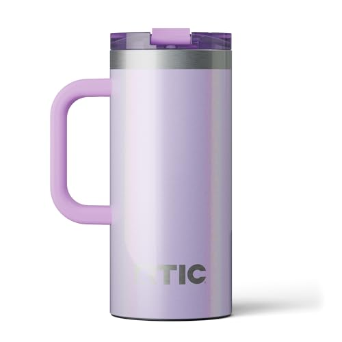RTIC 20oz Road Trip Travel Mug with Lid and Handle, Insulated Stainless Steel P393441