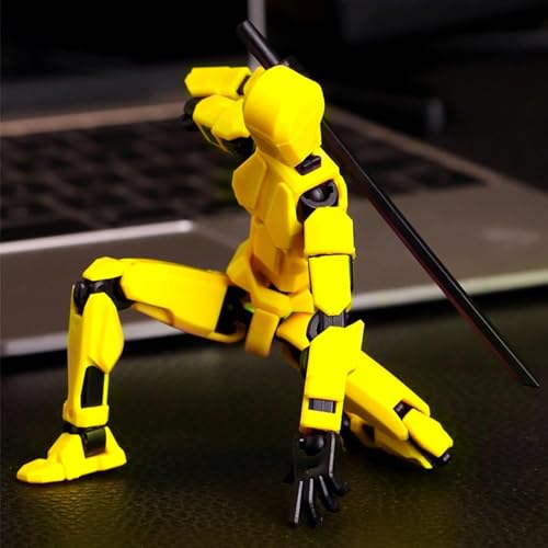 Titan 13 Action Figure Set, 3D Printed Multi-Jointed Dummy Robot (9pcs) Z973804