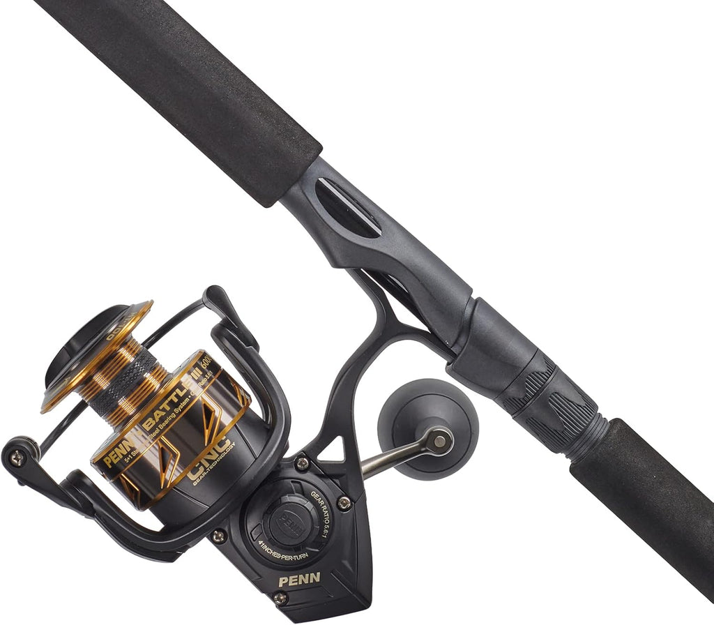 PENN Battle IV Spinning Reel and Fishing Rod Combo M856318