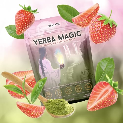 Yerba Magic Pina Colada Yerba Mate Instant Tea Powder, 3-in-1 Super Drink, 30 Servings K645