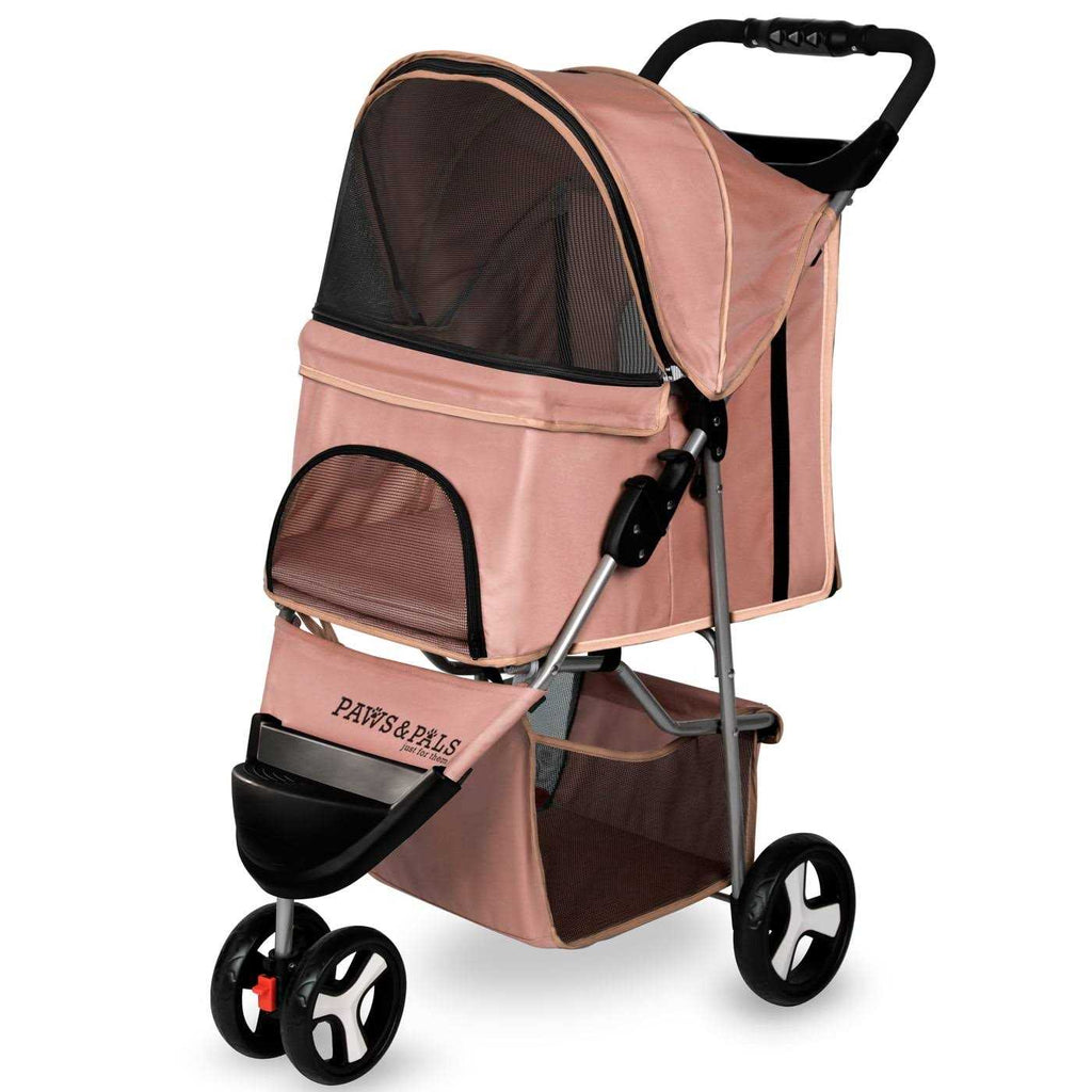 Paws &amp; Pals 3 Wheel Foldable Pet Stroller - Pet Supplies online store