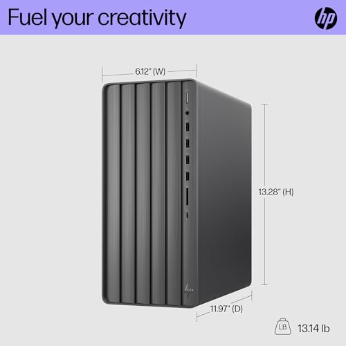 HP Envy Desktop PC Tower, Intel Core i7-12700, 16GB RAM, 512GB SSD, Windows 11 Pro W6526
