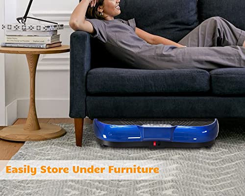 Vibration Plate Exercise Machine with Bluetooth Speaker, 450 lbs Capacity O459