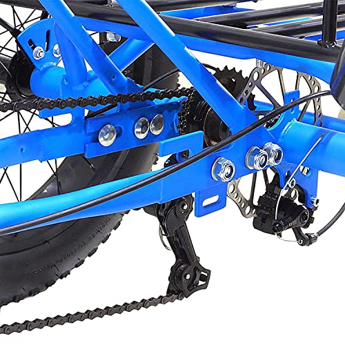 Adult Mountain Tricycle 7-Speed 20 Inch Fat Tire Trike with Basket G349844