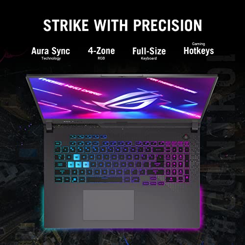 ASUS ROG Strix G17 (2023) Gaming Laptop, 17.3” QHD 240Hz, RTX 4070, Ryzen 9, 16GB DDR5, 1TB SSD, Windows 11 I270235