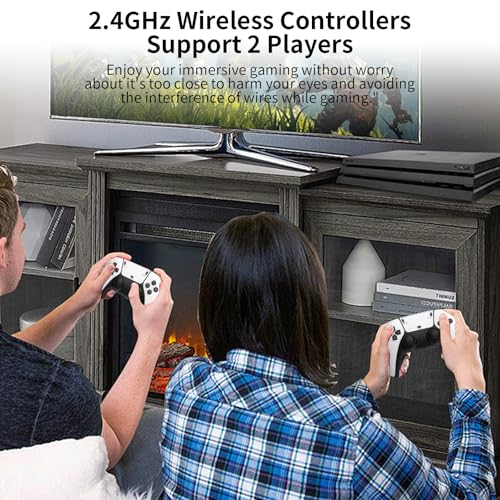 Retro Game Stick with 20000+ Classic Games, 4K HDMI, Dual Wireless Controllers T4473