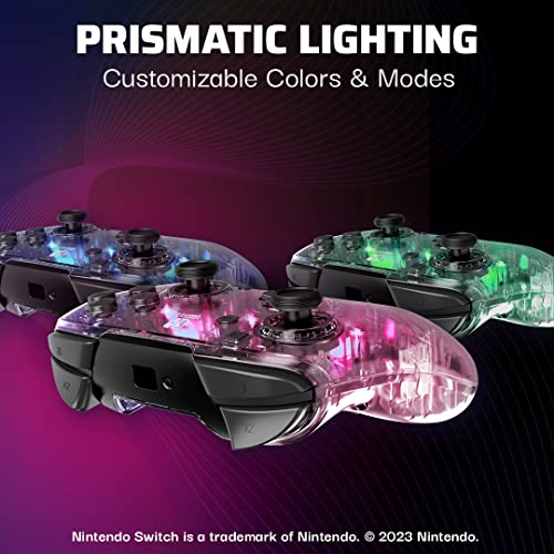 PDP Afterglow Wireless Switch Pro Controller with RGB Lighting B6523