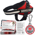 Pelto Service Dog Vest + ID Tag + 50 ADA Information Cards Service Dog Harness w patch in Sizes X Small to XX Large - Pet Supplies online store