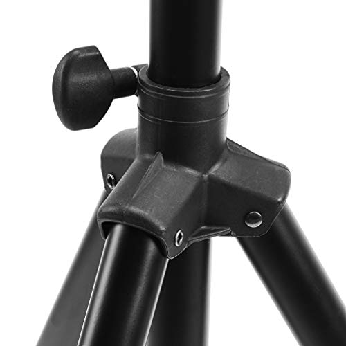 Amazon Basics Adjustable Speaker Stand - Steel, Black E531445
