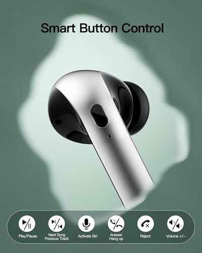 Wireless Earbuds Bluetooth 5.3 with Charging Case, 78Hrs Playtime, In-Ear Mic B86027