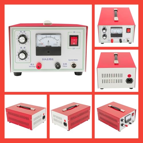 Jewelry Spot Welder, 500W Adjustable Pulse Welding Machine with Foot Pedal B1280