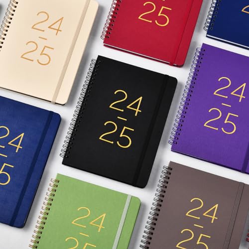 Weekly Monthly Planner 2024-2025, Twin-Wire Binding, 6.4" x 8.5" Y32173