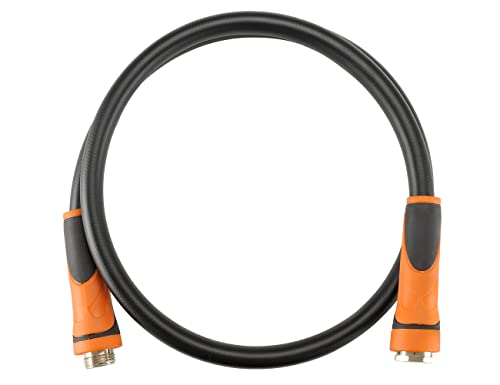 Giraffe Tools Garden Hose 100ft x 5/8", Heavy Duty Flexible Hybrid Hose Q38065