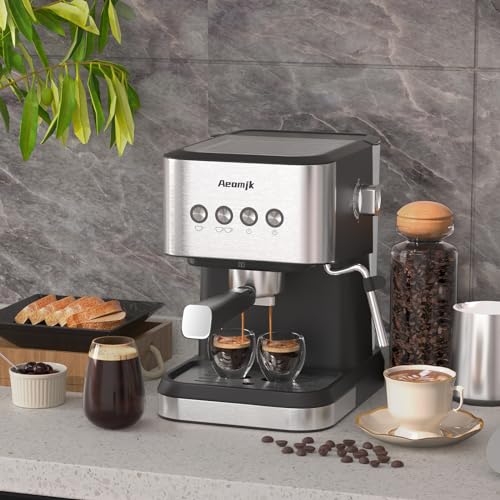 Espresso Machine 20 Bar with Milk Frother Steam Wand for Home B593