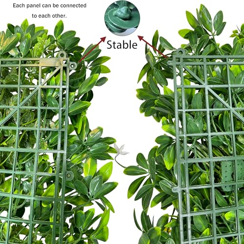Artificial Ivy Privacy Fence Wall Screen 40x120 in UV-Anti Faux Greenery Backdrop U1001