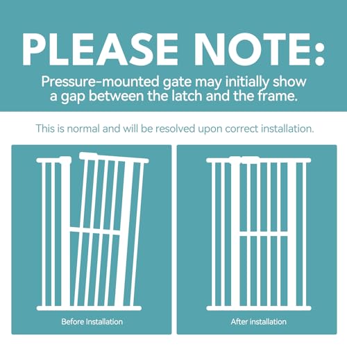 55.1" Extra Tall Pet Gate, Auto Close Metal Dog Gate for Doorways & Stairs, Black J32196