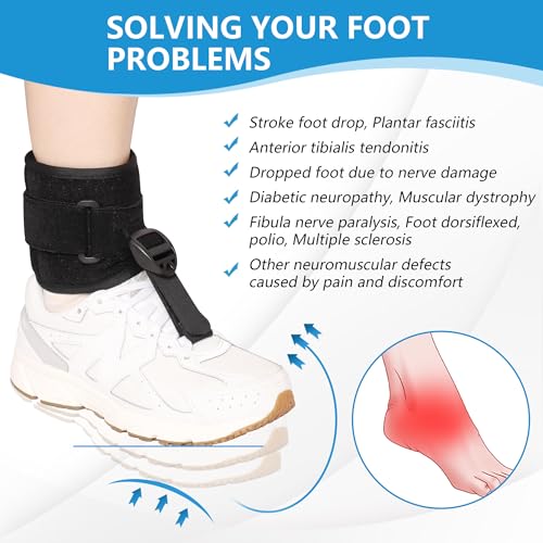 Foot Drop Brace for Walking and Sleeping, AFO Splint for Women & Men L52783