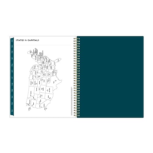 Blue Sky 2024 Weekly and Monthly Planner, 8.5" x 11", Wirebound I56746