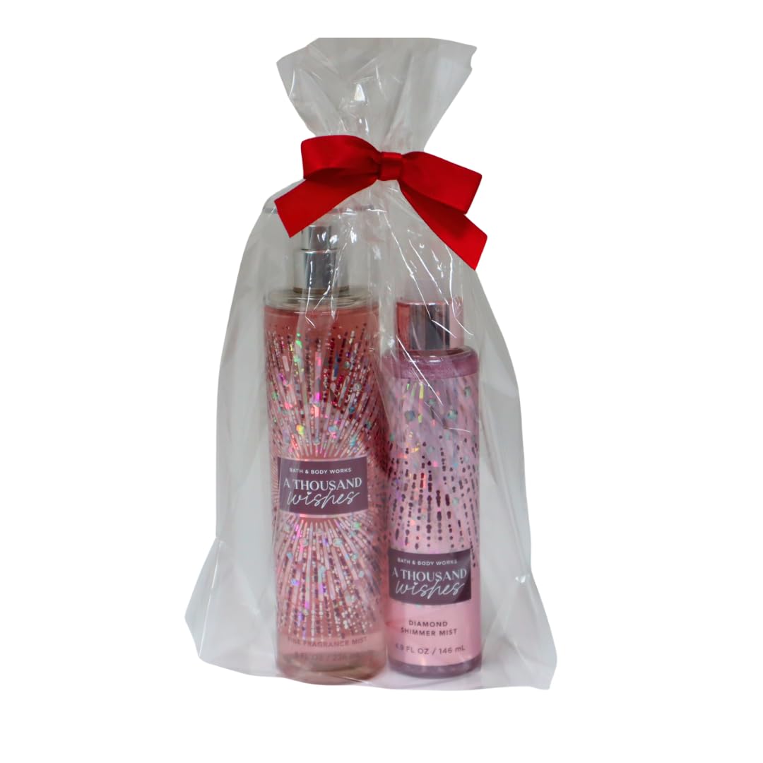Bath & Body Works A Thousand Wishes Body Mist Gift Set 8 oz & 4.9 oz B40388