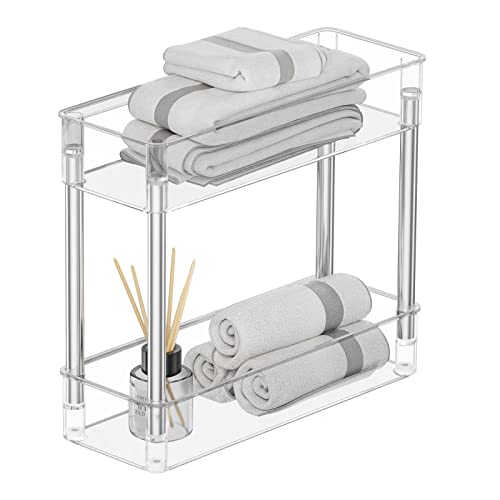 Under Sink Organizer 4 Tier Slim Rolling Storage Cart I596448