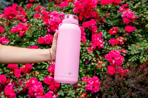 Ello Cooper 32oz Stainless Steel Water Bottle with Straw and Handle Q4598